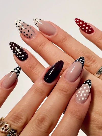 nail art a pois