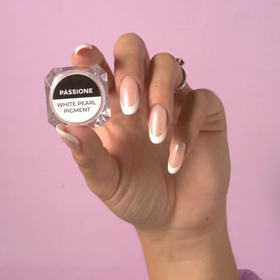 unghie sposa french
