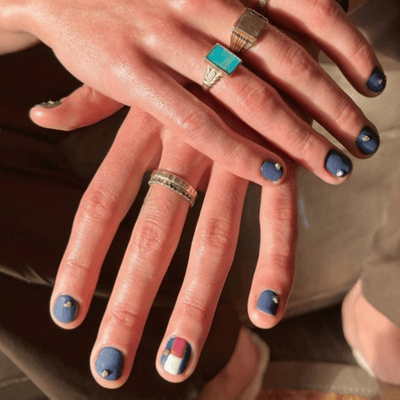8-Shawn Mendes nail art