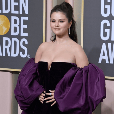 selena gomez golden globes nails