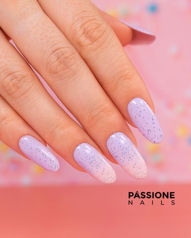 pastel-coloured nails