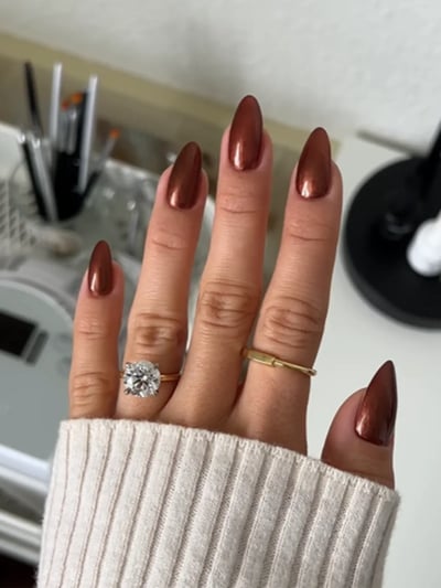 bronze nails ruggine