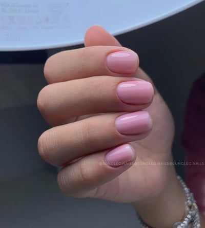 lipgloss nails rosa